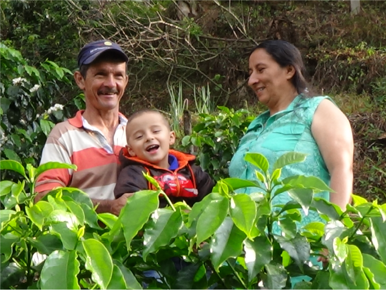 顔の見えるコーヒー豆