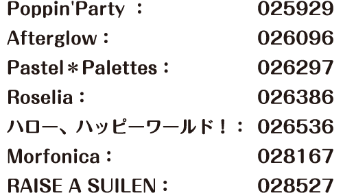 Loppi商品番号スクエアバッジ5個セット