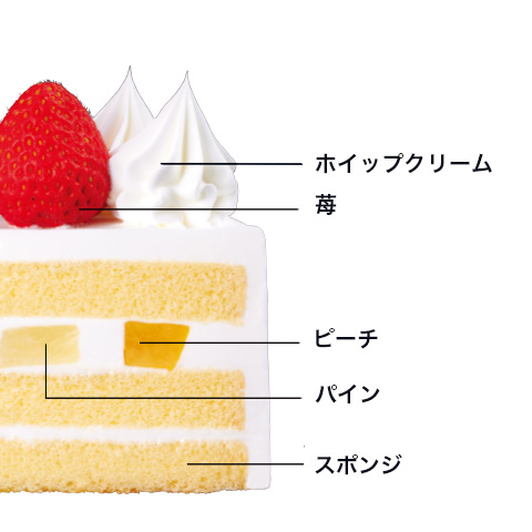 苺のクリスマスケーキ 4号-6号