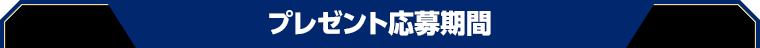 プレゼント応募期間