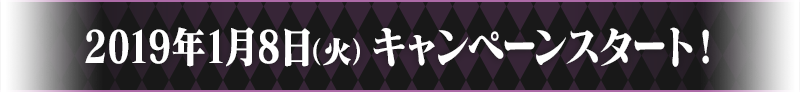 2019年1月8日(火)キャンペーンスタート!