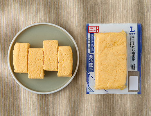 切れてるだし巻玉子