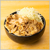 大盛！ にんにく醤油の豚肉丼 発売！