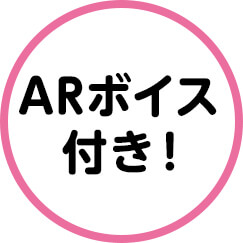 ARボイス付き！