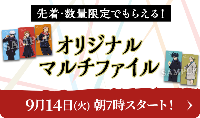 先着･数量限定でもらえる！オリジナルマルチファイル