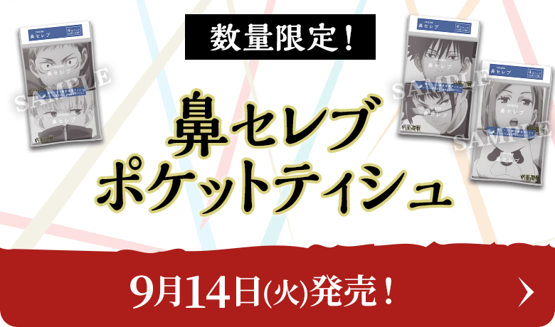 数量限定！鼻セレブポケットティシュ