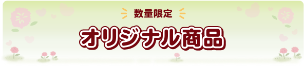 数量限定 オリジナル商品