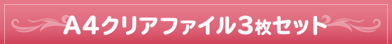 A4クリアファイル3枚セット