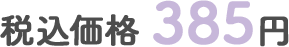 税込価格 385円