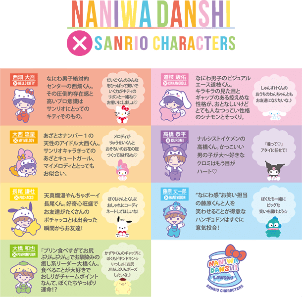 NANIWADANSHI×SANRIO CHARACTERS
