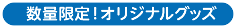 数量限定！オリジナルグッズ