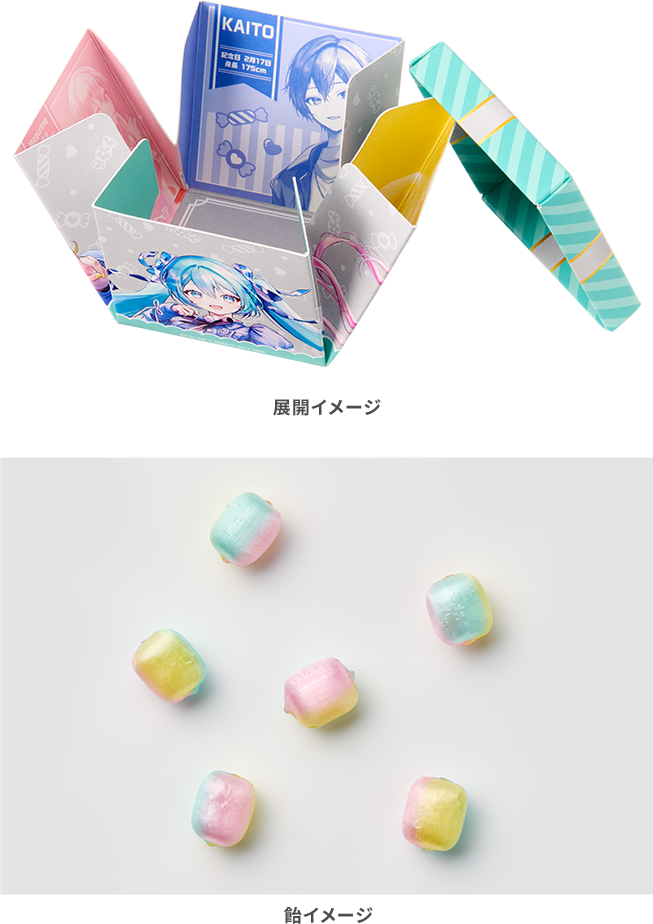 展開イメージ 飴イメージ