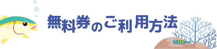 無料券のご利用方法