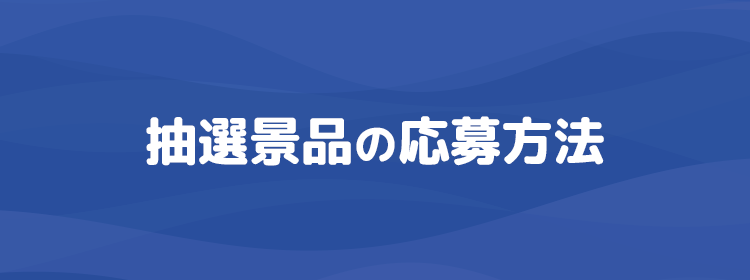 抽選景品の応募方法