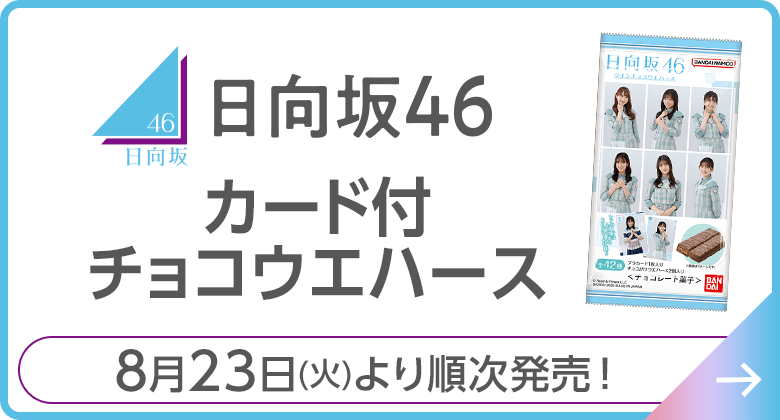 日向坂46 カード付チョコウエハース