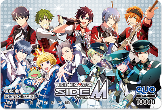 『アイドルマスター SideM』 のQUOカードのイメージ