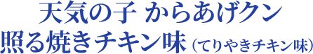 天気の子 からあげクン照る焼きチキン味（てりやきチキン味）