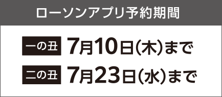 ローソンアプリ予約期間