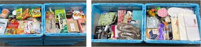 前回集まった商品の一例