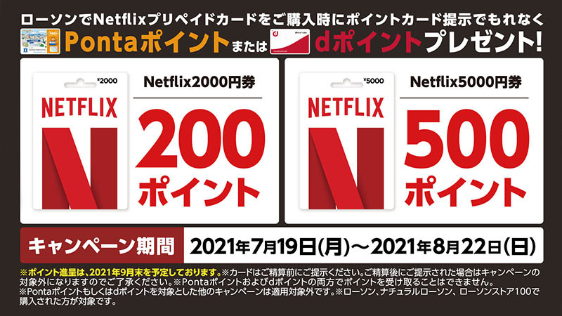 ネットフリックス　NETFLIX　5000円 （2000円+3000円）
