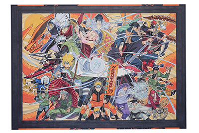 A賞 見開きビジュアルボード 『NARUTOP99記念 岸本斉史描き下ろしイラスト』