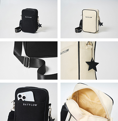 BAYFLOW ペットボトルがタテに入る! LOGO SHOULDER BAG BOOK