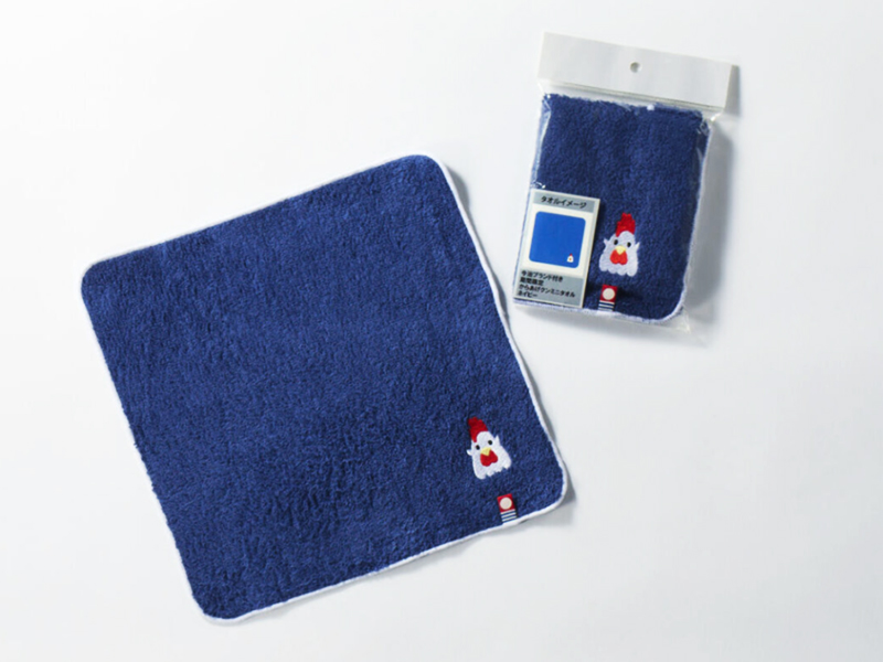 からあげクンミニタオル　ネイビーブルー　​