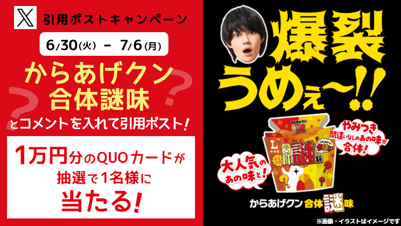 からあげクン合体謎味　 引用ポストキャンペーン