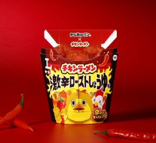 からあげクン チキンラーメン　 激辛ローストしょうゆ味