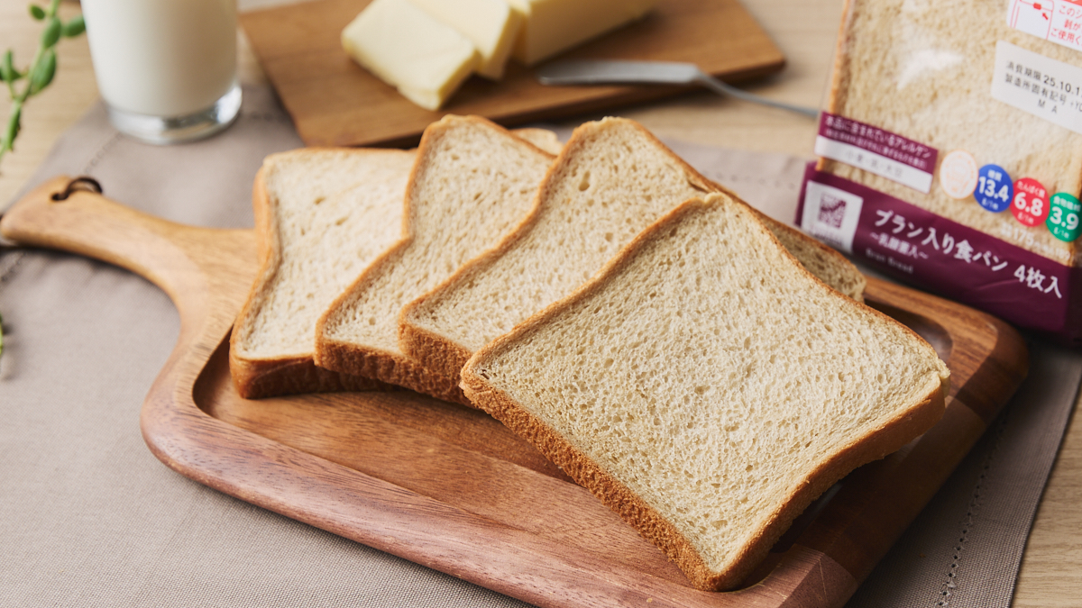 ブラン入り食パン　4枚入　～乳酸菌入～