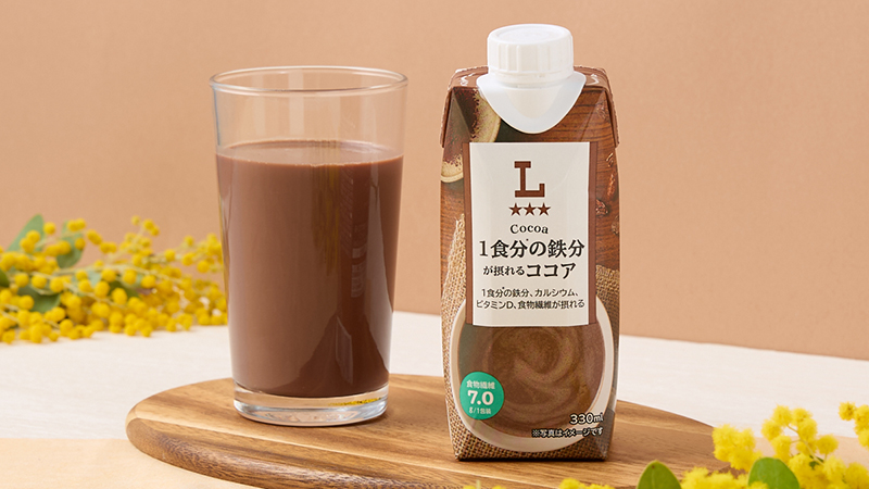 ローソン　1食分の鉄分が摂れる ココア