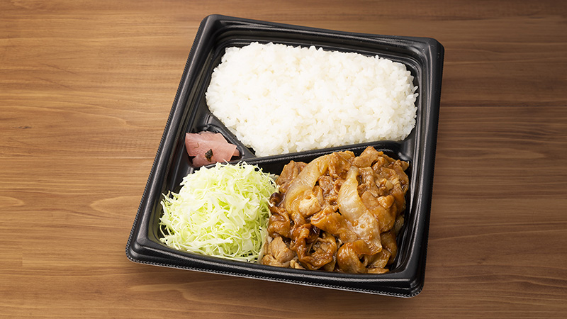 にんにく醤油の豚焼肉弁当