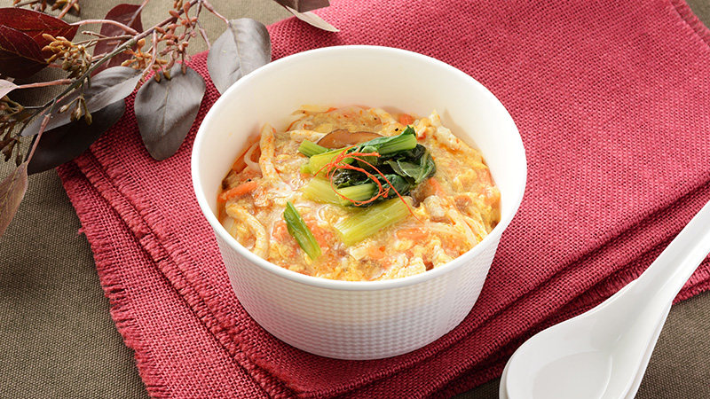 ロカボ丼　酸辣湯仕立ての豆腐どんぶり