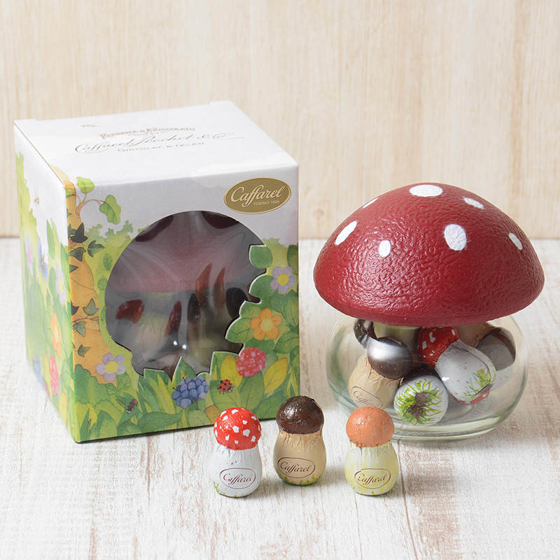 カファレル　きのこポット 赤