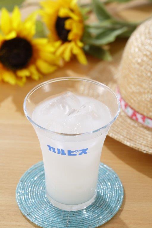 カルピス朝顔グラス