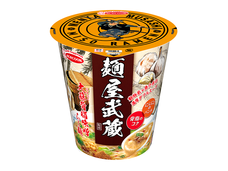 エースコック　麺屋武蔵監修　大蒜背脂味噌ら～麺