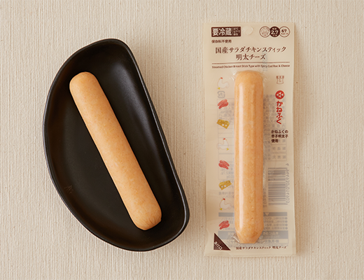 国産サラダチキンスティック　明太チーズ