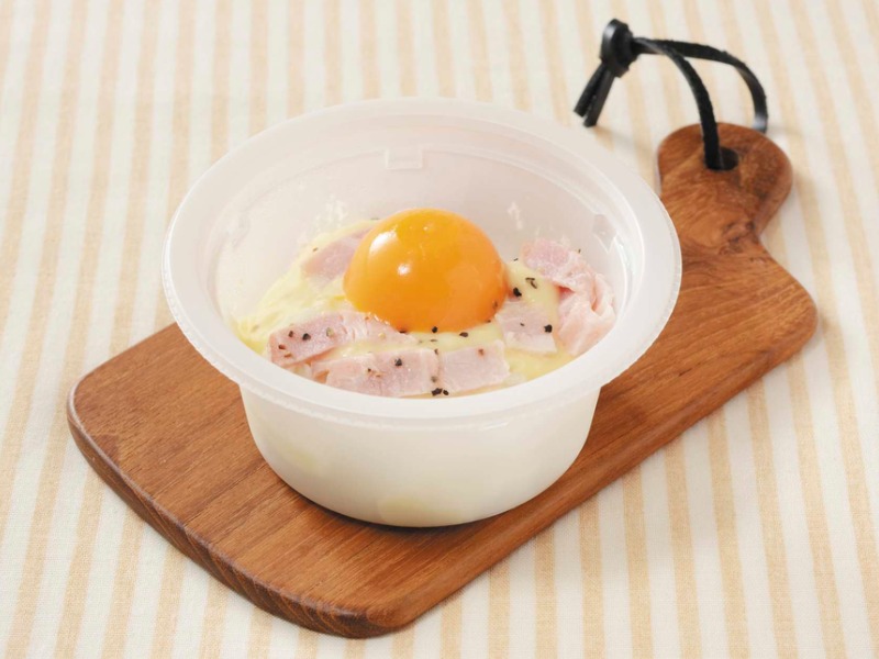 月見カルボナーラポテトサラダ