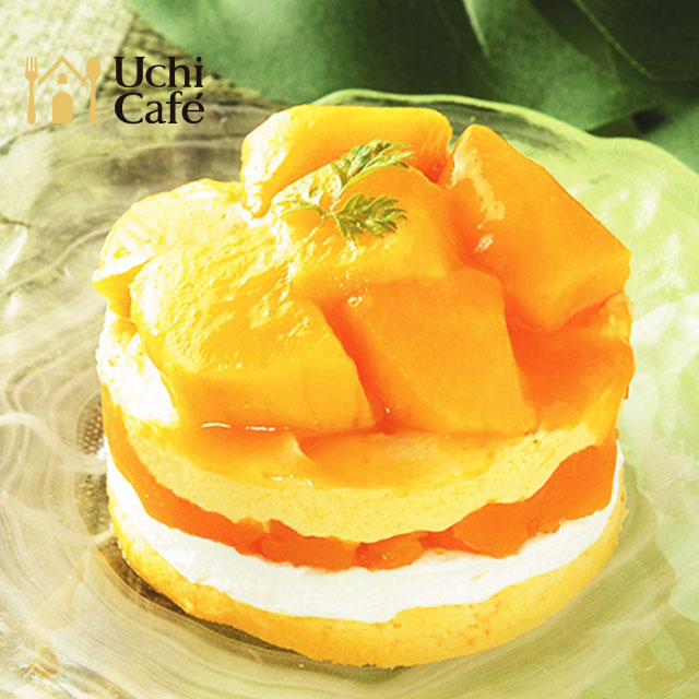 ぐれーぷマンゴーセット　ケーキ様 食べごたえのあるマンゴーのショートケーキが登場！｜ローソン公式サイト