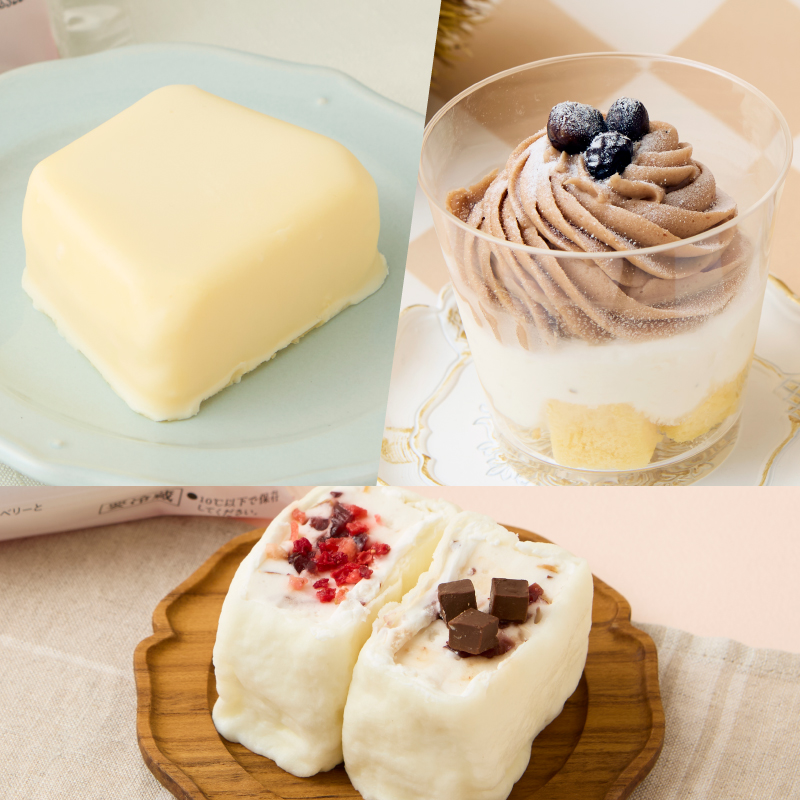 新作スイーツ／新食感チーズケーキ「ミルキーフロマージュ」が