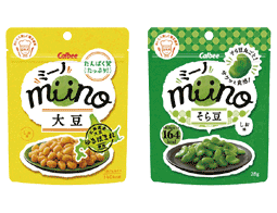 miino　大豆しお味(27g)/そら豆しお味(28g)
