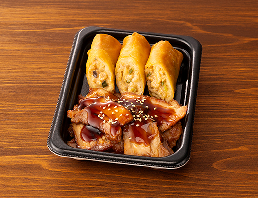 焼豚＆五目春巻