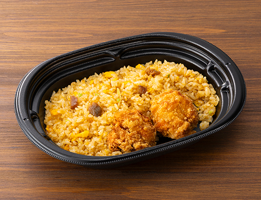 香ばし炒めチャーハン＆鶏から