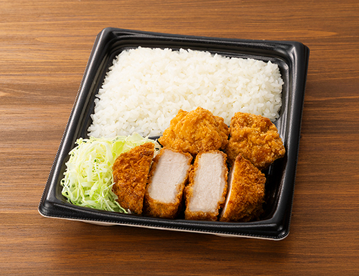 厚切りロースとんかつ＆から揚げ弁当