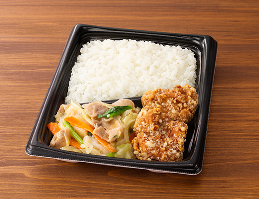 盛合せ弁当(肉野菜＆鶏から)