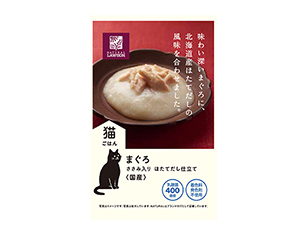 猫ごはん まぐろ ささみ入り ほたてだし仕立て