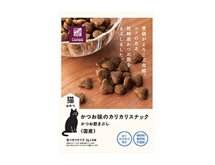 猫おやつ かつお味のカリカリスナック かつお節まぶし