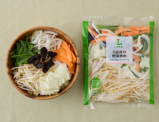 6品目の野菜炒め