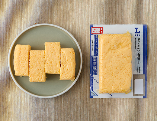 切れてるだし巻玉子