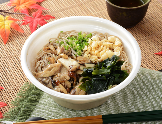 だし香る 国産4種きのこのおそば